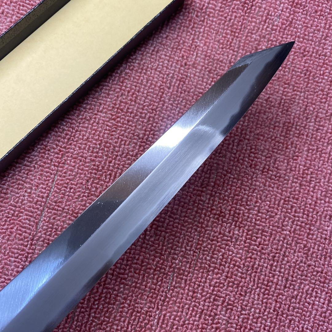 青二鋼　勘所切付柳刃包丁　300㎜ 尺0寸