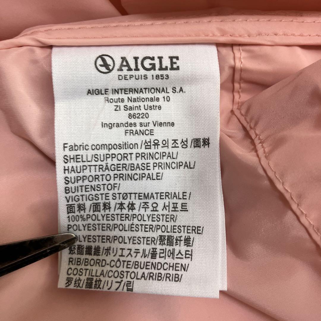 エーグル AIGLE 撥水 レインボ ジャケット （ピンク