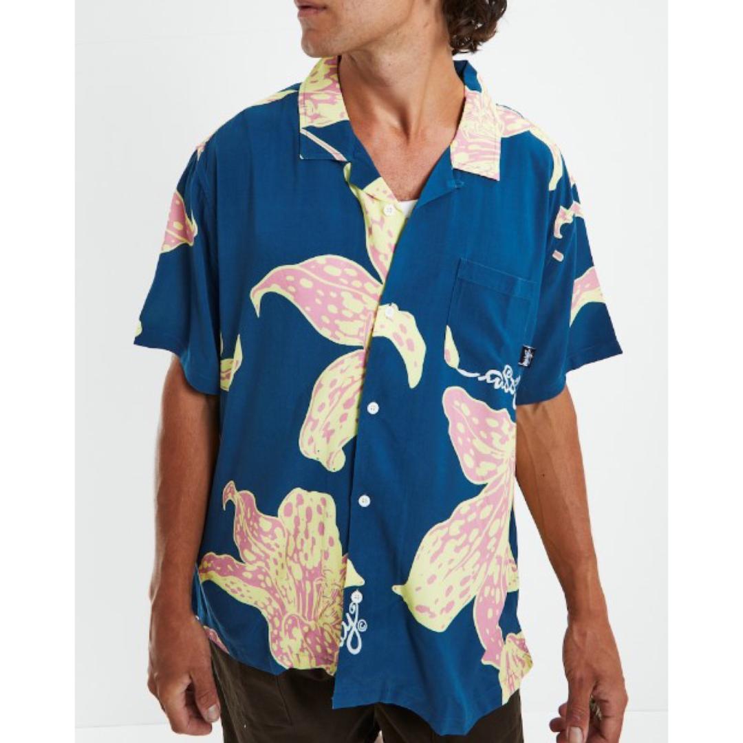 STUSSY ステューシー シャツ 半袖 メンズ Palm Tree(stussy