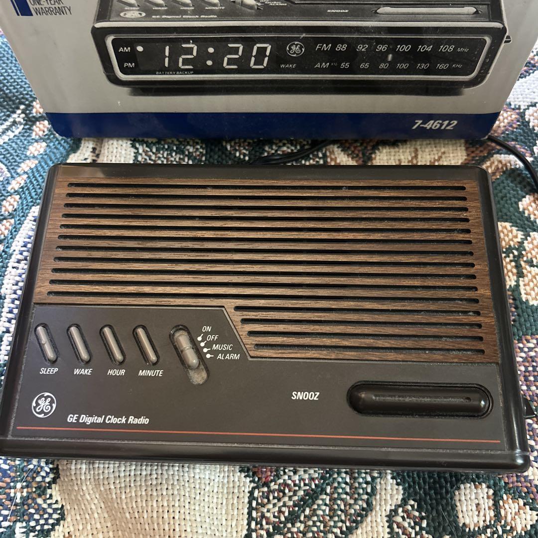 ラジオ・コンポ 80s 90s GE Clock Radio