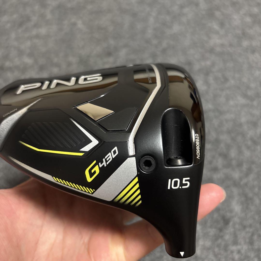 超人気ブティック 超美品】PING G430 MAX ドライバー 10.5度 ヘッドのみ - メルカリ クラブ