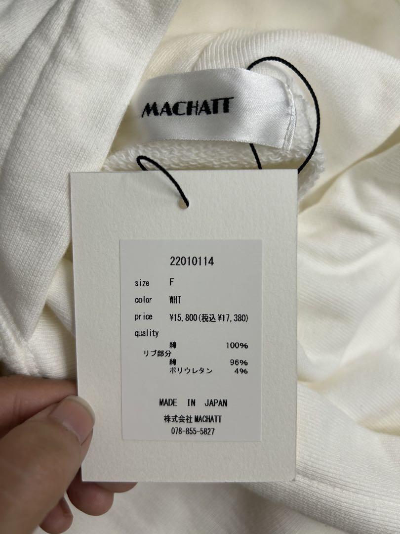 完売 新品 machatt スウェット ノースリーブ フーディー - メルカリ