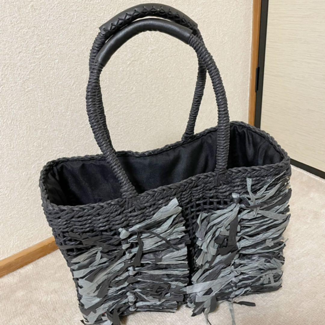 熱販売 ナノユニバース かごバッグ トートバッグ フリンジ 華やか Podzamcze Dobczyce Pl