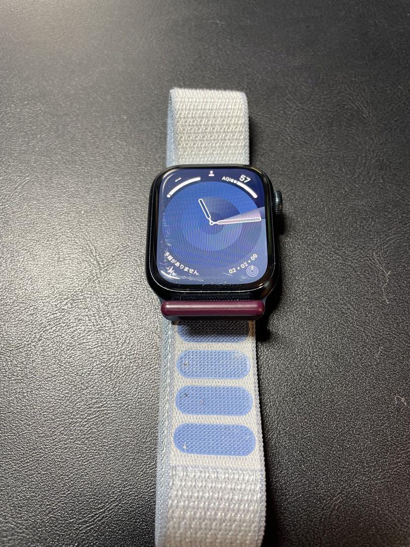 Apple Watch Series 8（GPSモデル）-41mmミッドナイト
