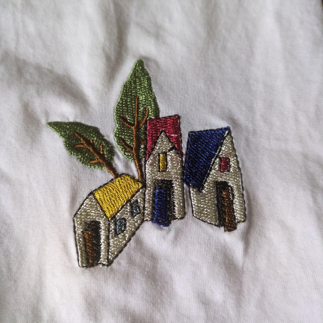 アルベロベロ カジュアルパンツ ぶたさん 刺繍 ブラック chao⭐様専用 アルベロベロ♥️ぶたさん刺繍入りホワイト