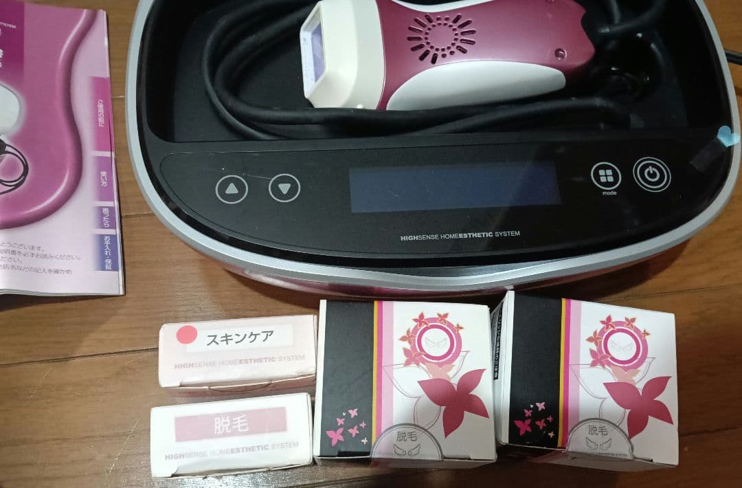 ケノン 脱毛器 NIPL2080 カートリッジ5本付き の脱毛ラージもKE-NON