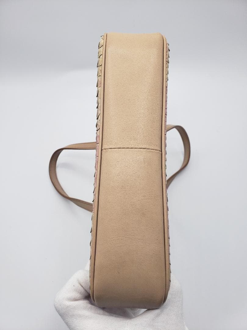 GiamiRicci JRA認定 日本製 ダイヤモンドパイソン本革 ハンドバッグ GiamiRicci JRA認定 日本製 ダイヤモンドパイソン本革 ハンドバッグ