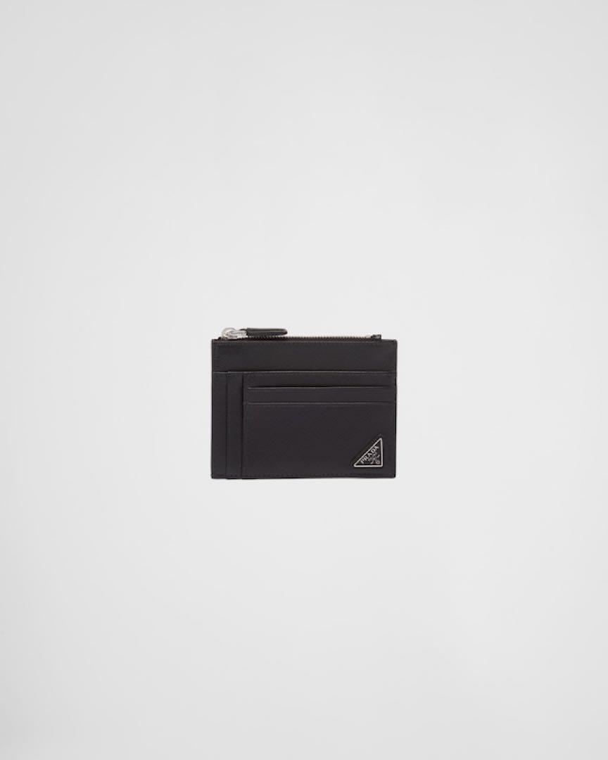 新品 PRADA サフィアーノトライアングル ミニ財布 フラグメントケース 画像12