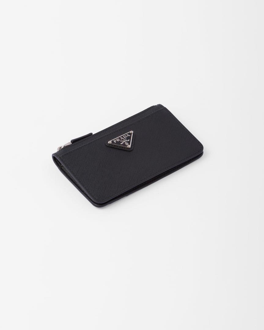 新品 PRADA サフィアーノトライアングル ミニ財布 フラグメントケース 画像8