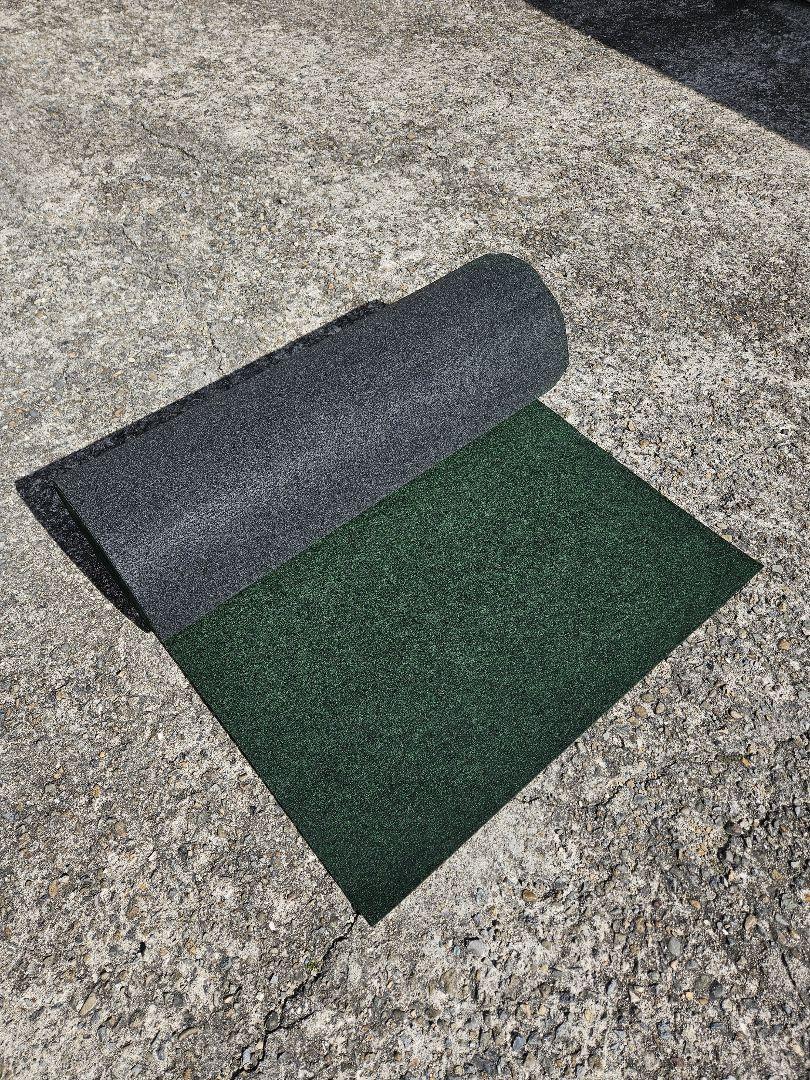 新品】本格ポリエステル不織布 防草シート(グリーン) 巾1m×25m