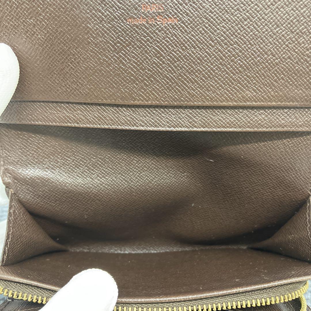 LOUIS VUITTON　ヴィトン　二つ折り財布　ダミエ　2847