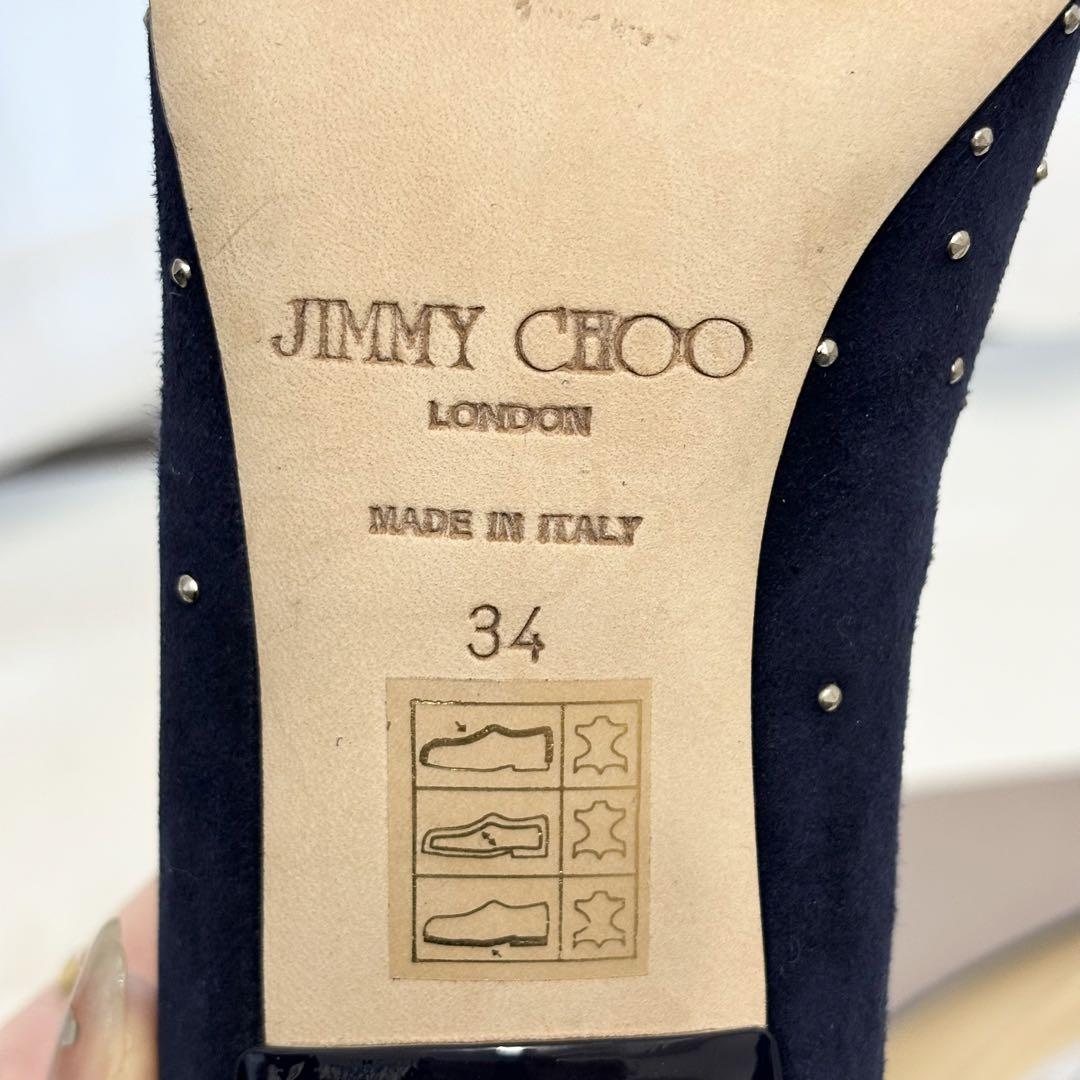 2L9 《美品》 JIMMY CHOO ジミーチュウ ヒールパンプス 34 22cm