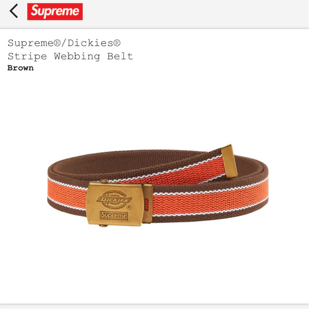 10032円 品質一番の ディッキーズ シュプリーム ベルト dickies supreme