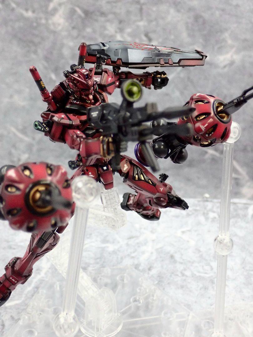 HG ジークアクス 赤いガンダム 全塗装 ガンプラ 塗装済 完成品