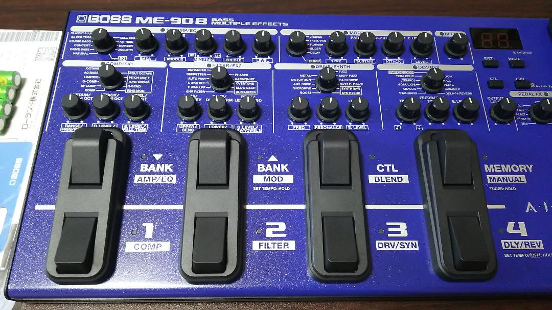 新品 BOSS ME-90B Bass Multiple Effects