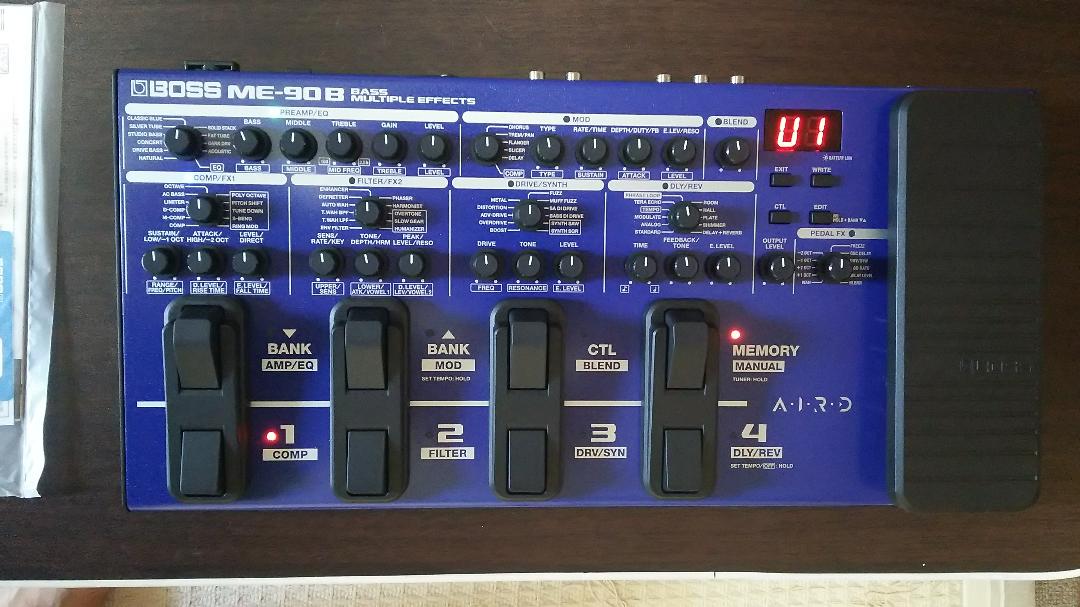 新品 BOSS ME-90B Bass Multiple Effects