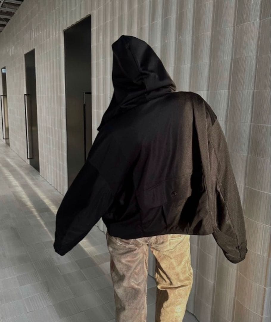 Ameri パーカー NUDE SHEER REVERSIBLE HOODIE Ameri パーカー NUDE SHEER REVERSIBLE HOODIE