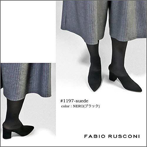 新品タグ ファビオルスコーニ Fabio Rusconi 深ミュール スエード