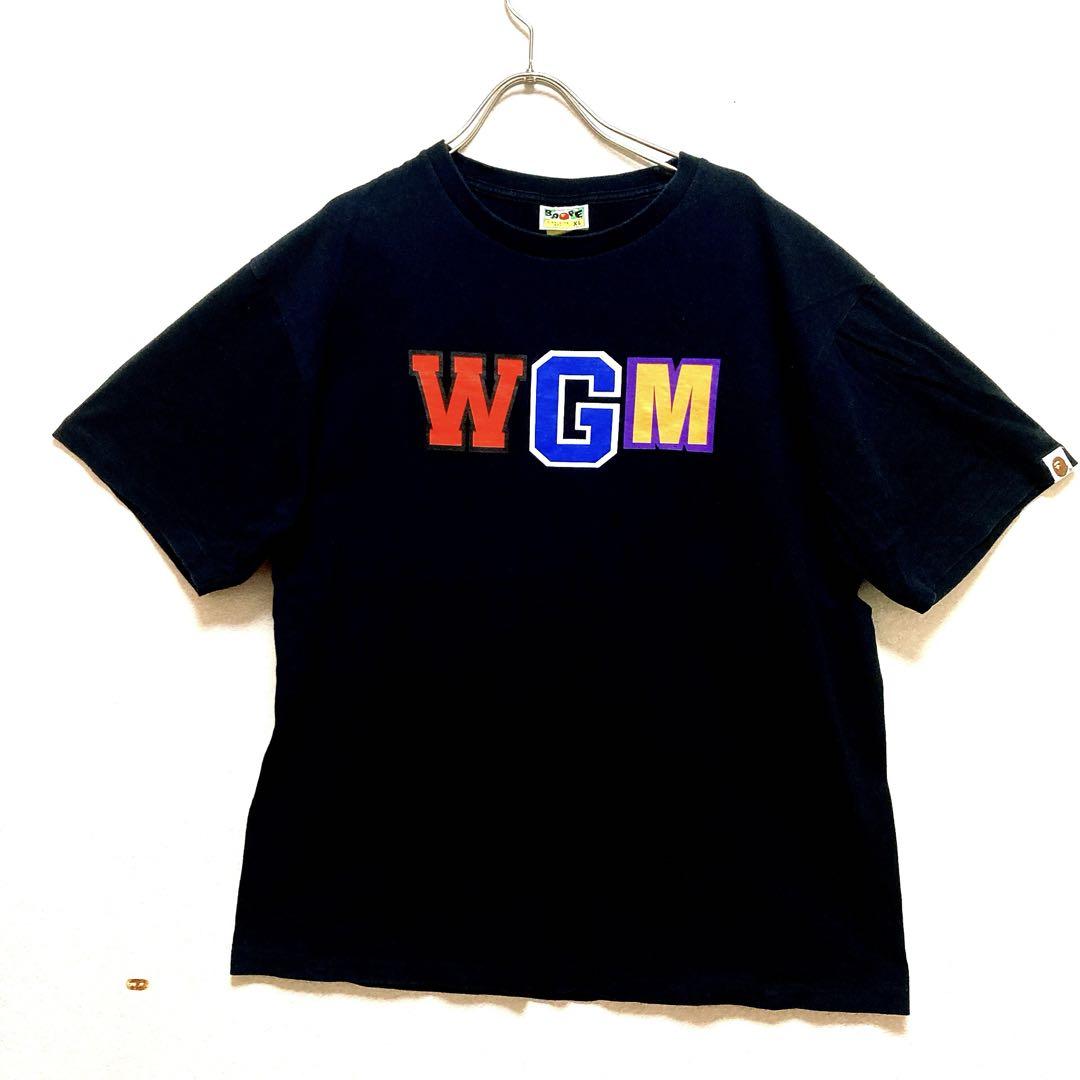 【人気】A BATHING APE WGM 両面プリント XL シャークTシャツ