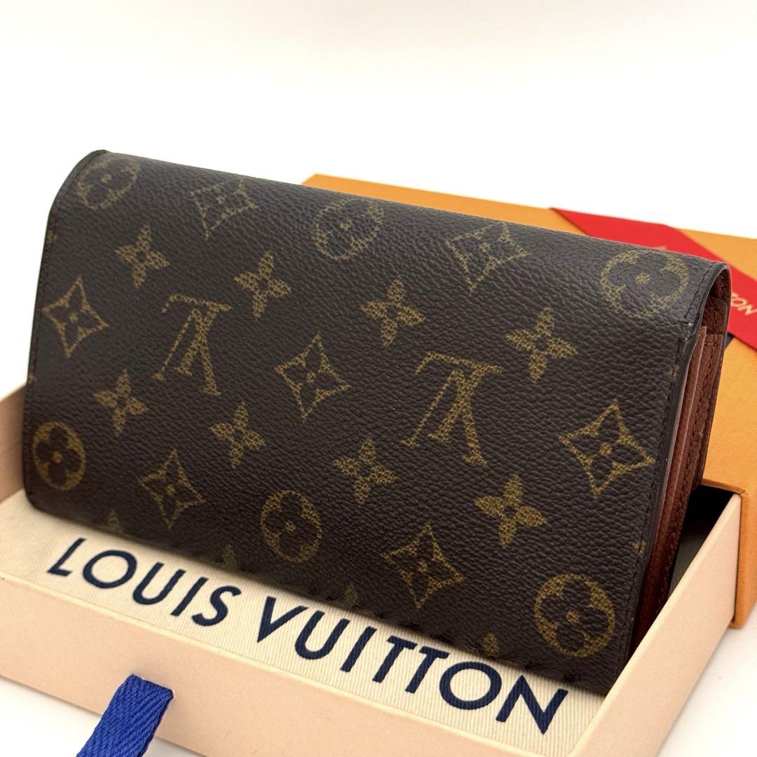 美品✨️ルイヴィトン　モノグラム　ポシェット　ポルトモネ　クレディ　長財布　サラ