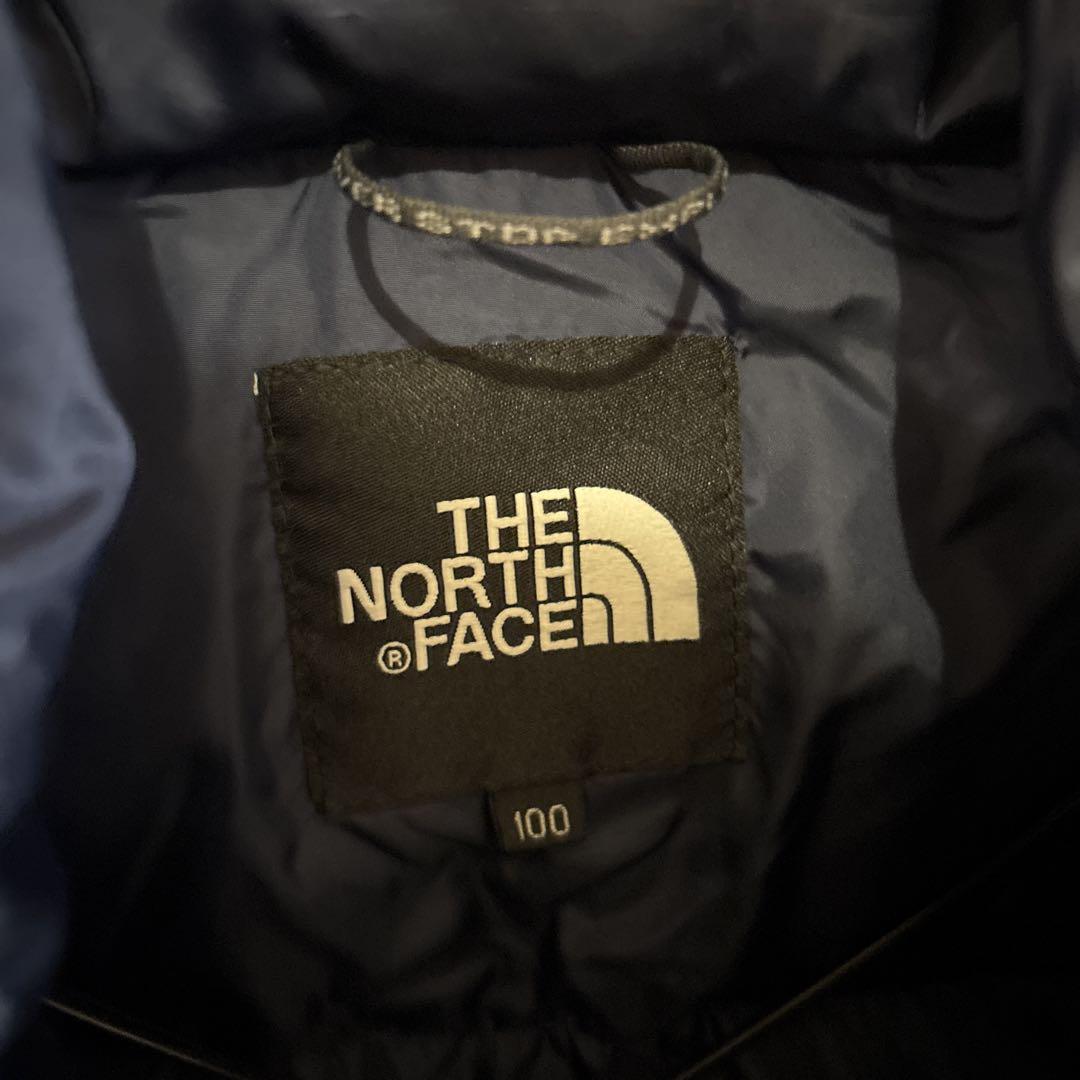 【美品】 THE NORTH FACE フードダウン メンズL ブルー