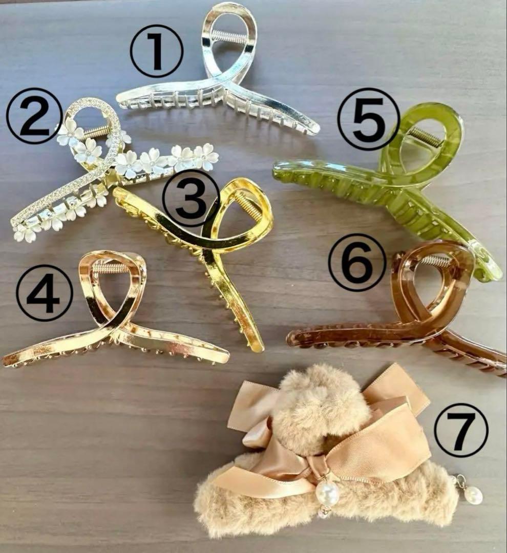 【✨新品✨】❤バンズクリップ❤️7点セット❤️⚠️バラ売り不可⚠️