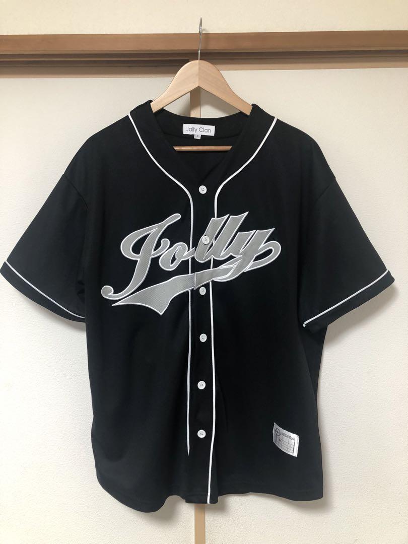 Jolly Clan ベースボールシャツ ブラック Fサイズ【美品】