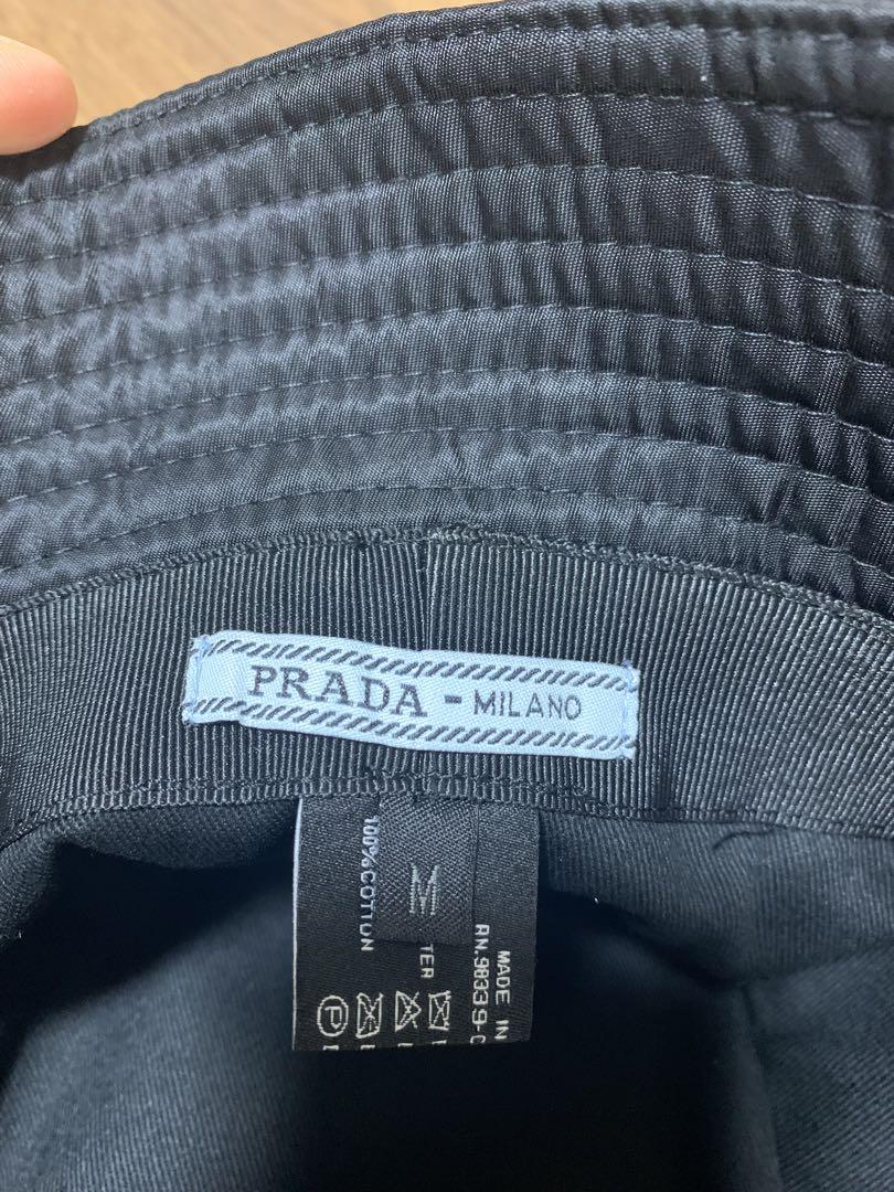 プラダ PRADA ハット お値下げ 交渉 帽子 黒 美品