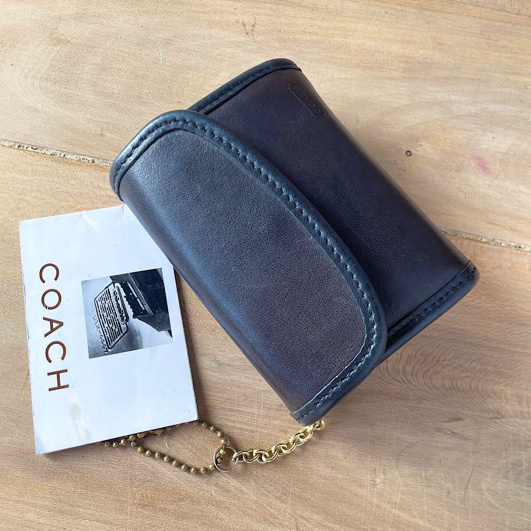 オールドコーチ コインケース 財布 OLD COACH 7219 BLUE 青