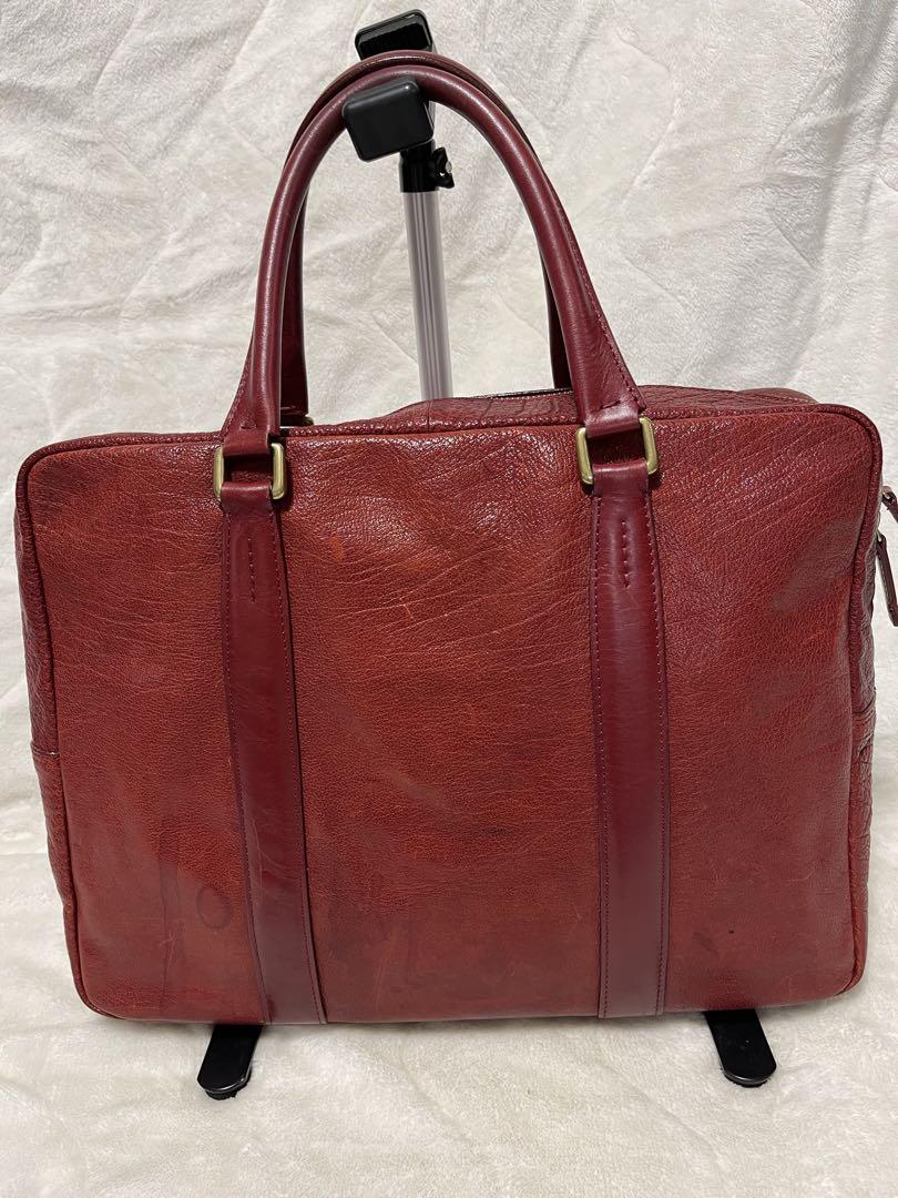 ポーター　PORTER ポーチ付きビジネスバッグ　レッド