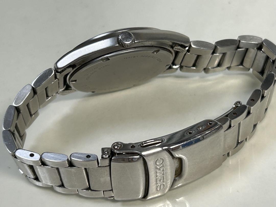 完動 SEIKO ミリタリー SBCA001 7N42-8260 ブラック文字盤