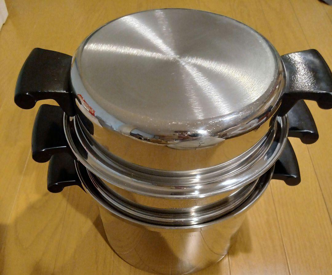Amway Queen アムウェイ クィーン 4L シチューパンセット 無水鍋 クィーン 4L シチューパンセット) ：Amway(日本アムウェイ