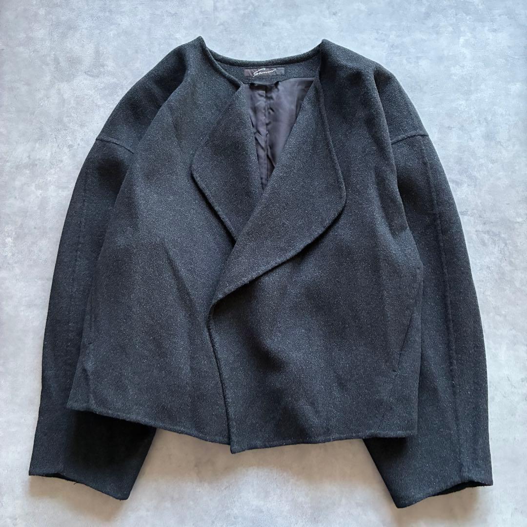 スタニングルアー ウールカシミヤ混 ショートコート ジャケット SS STUNNING LURE