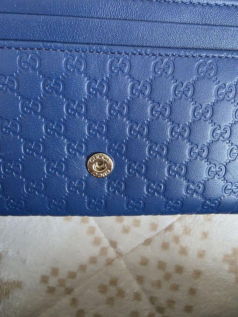 GUCCI　　長財布　ブルー