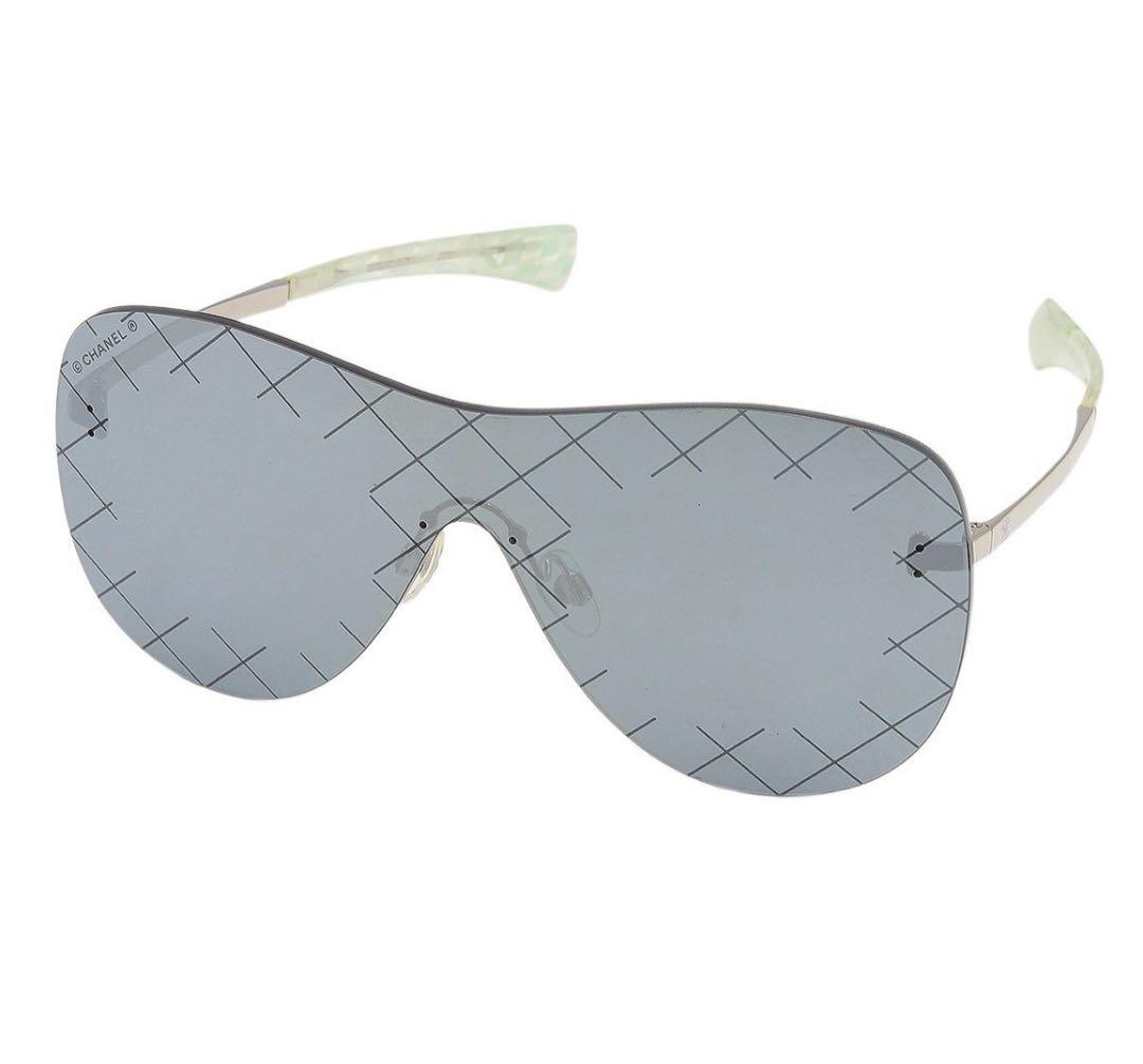 Q2840 シャネル マスクシェイプ マトラッセ柄 サングラスCHANEL WWW_MORNINGWALKER_COM