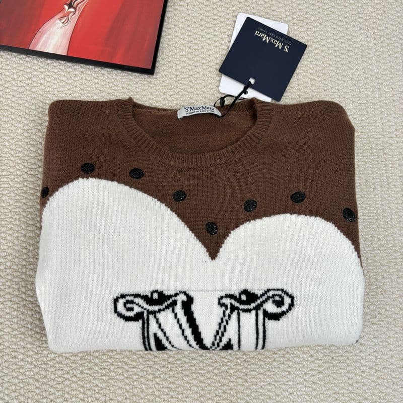 新品 Max Mara マックスマーラ ニットセーター ブラウン Mサイズ 新品 Max Mara マックスマーラ ニットセーター ブラウン Mサイズ