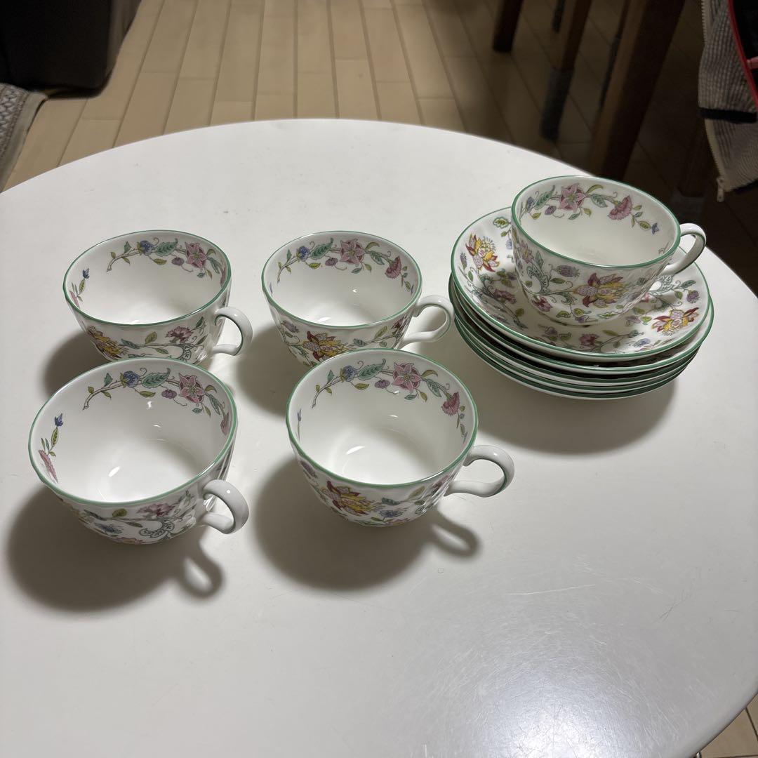 MINTON☆カップ&ソーサー5客☆ハドンホール