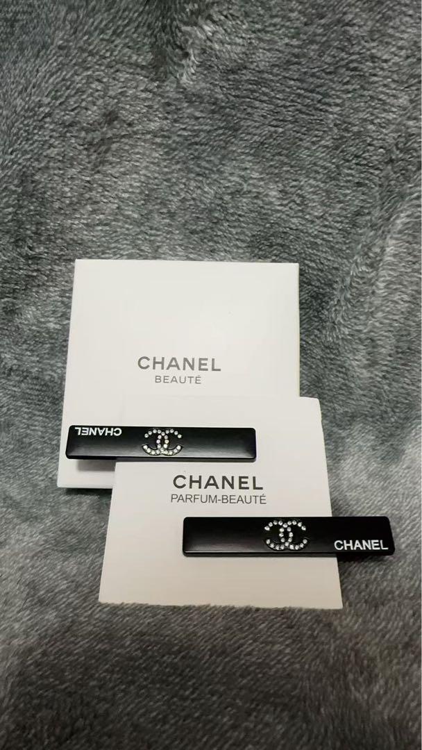 CHANELノベルティーヘアクリップ☆ ベージュ ☆キルティング ヘアクリップ CHANELノベルティーヘアクリップ☆ ベージュ ☆キルティング ヘ