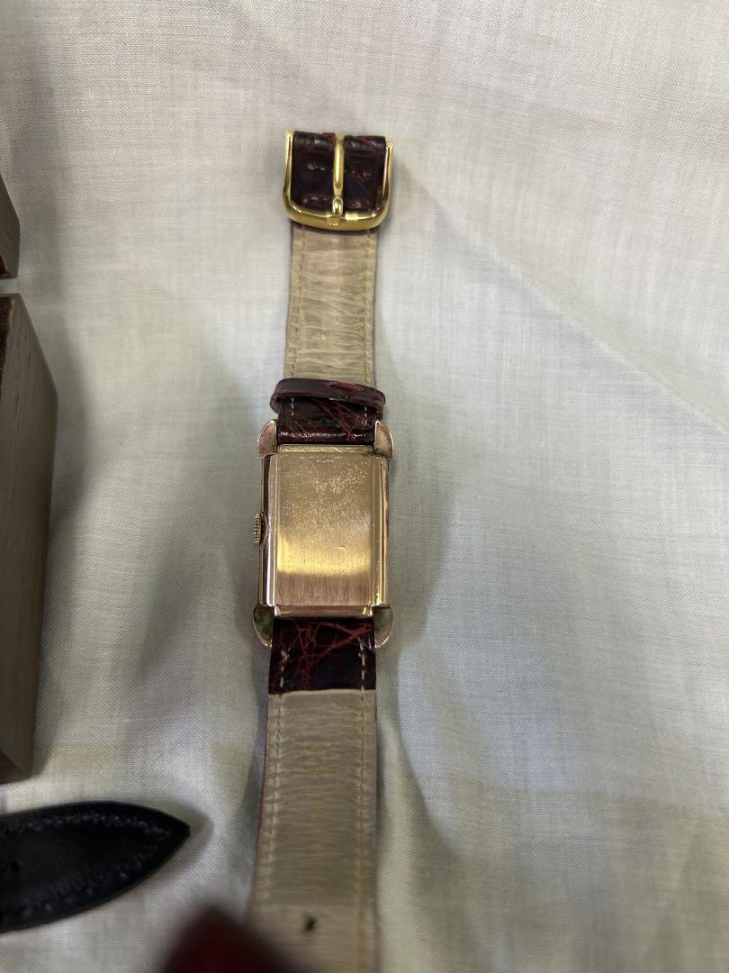 146-43 腕時計BLOVA 50´S 手巻き14K GOLD FILLED
