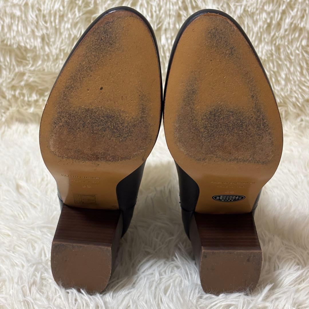 【美品】FABIO RUSCONI ファビオルスコーニ　サイドゴアブーツ　36