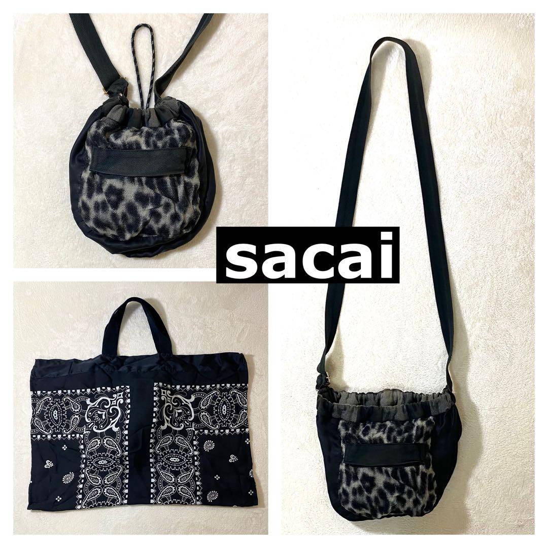 [希少] サカイ Sakai 2〜3way巾着バック トートバック Zantan