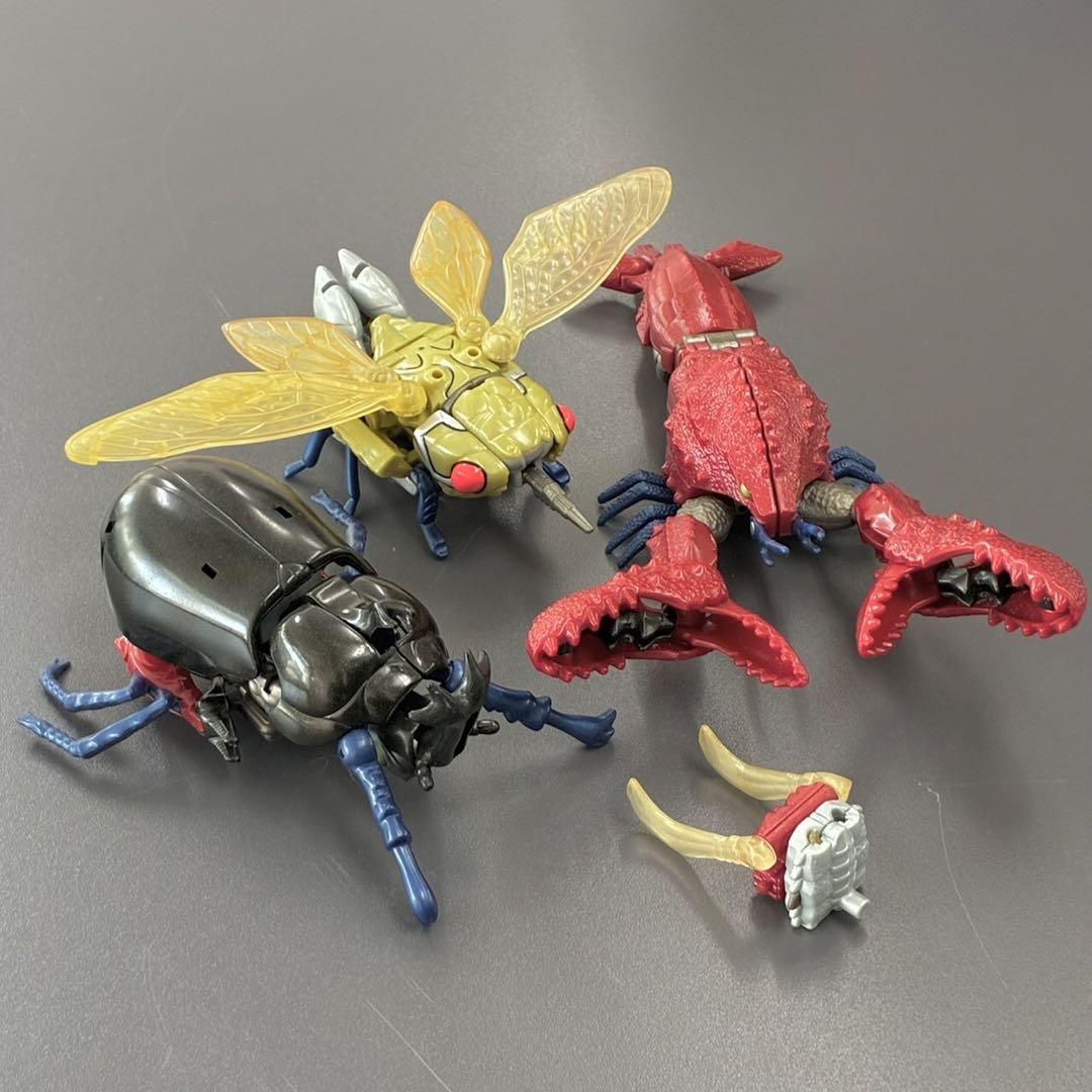 【ジャンク】３体セット トランスフォーマー　ビーストウォーズ トリプルダクス