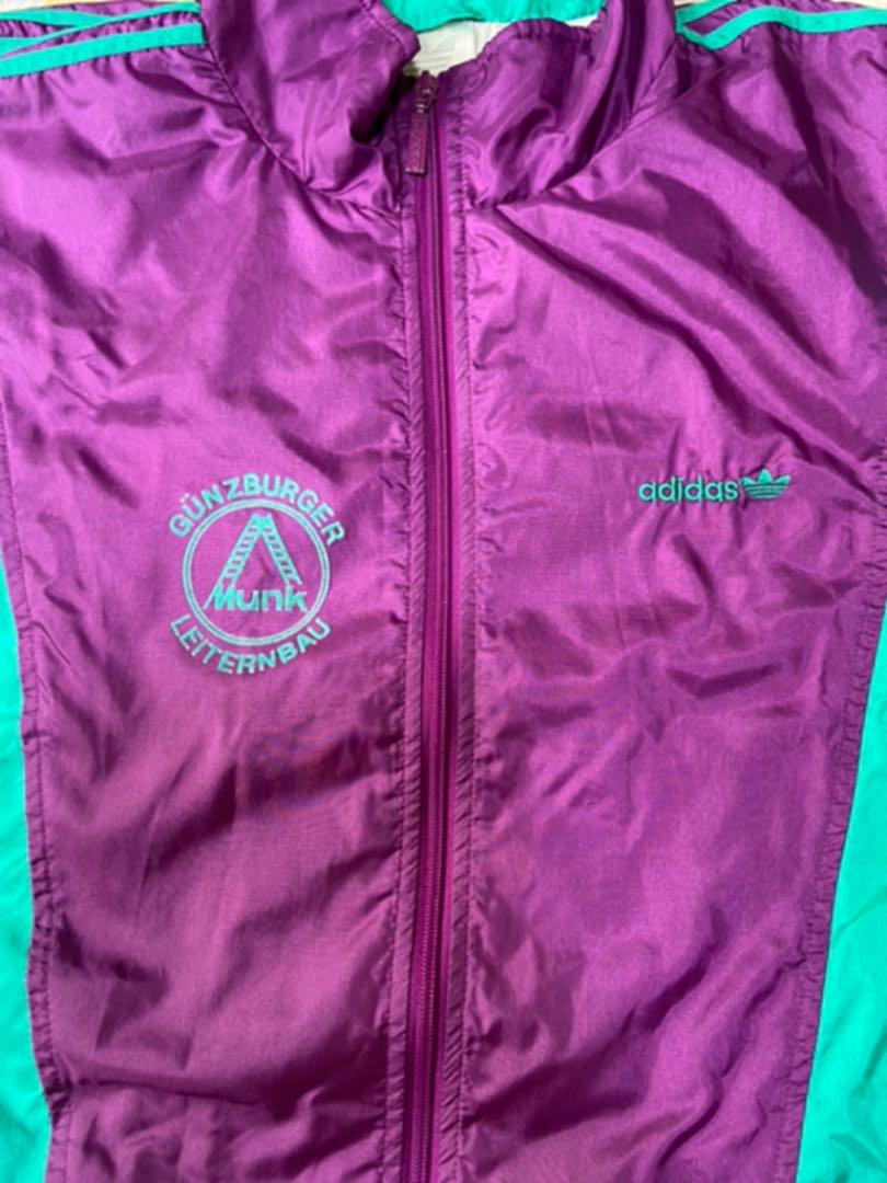 専用出品 ヴィンテージ 80s バックプリント chgGn-m85587068747 アディダス ナイロンジャケット 新品安い