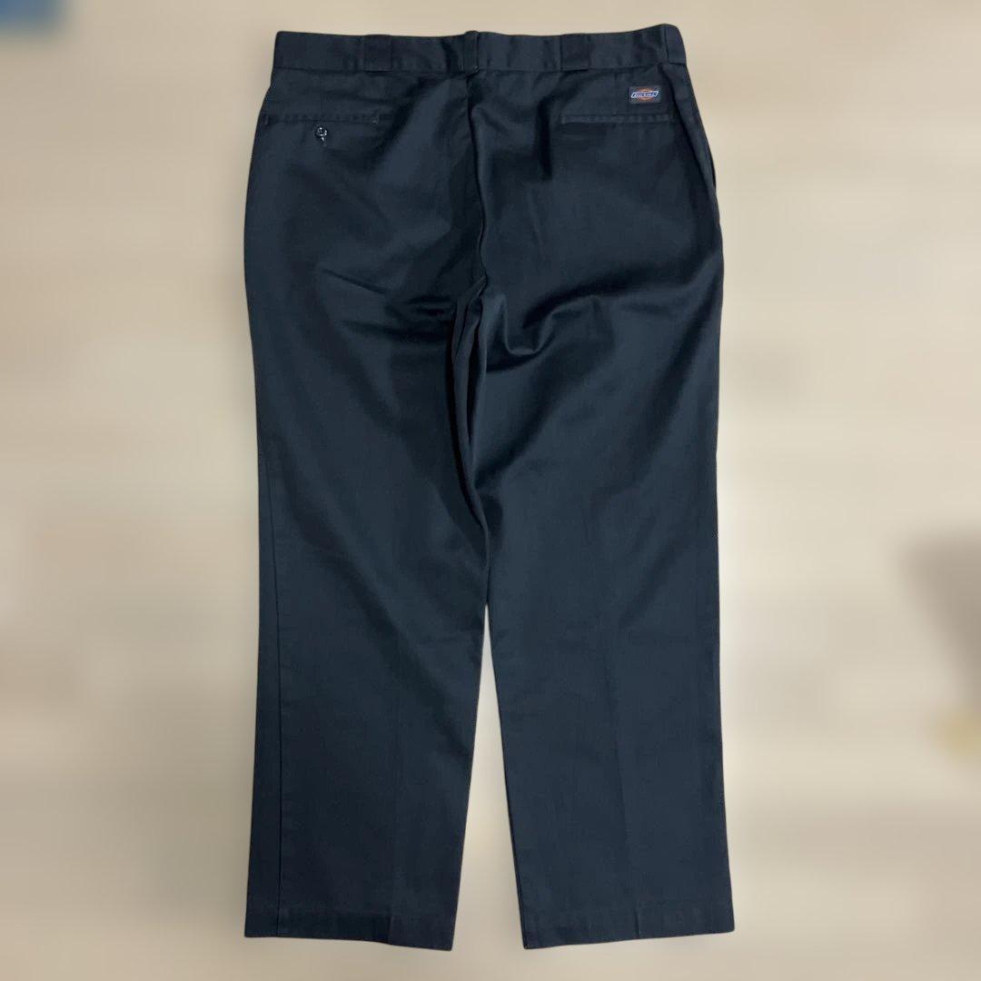 80s dickies ディッキーズ 874 チノパン ブラックW422XL(3L)・Dickies MEDICALDB_JP