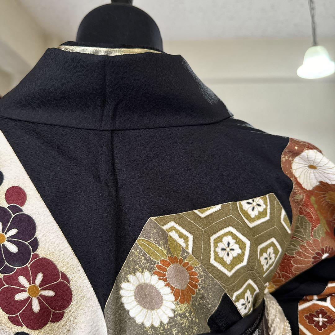 豪華絢爛振袖フルセット・古典柄・短冊・金駒刺繍・菊・七宝・亀甲・松竹梅・逸品