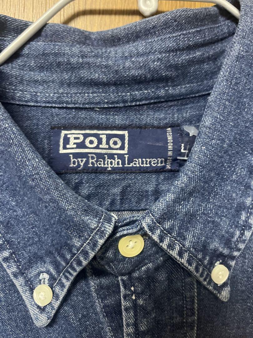 POLO ラルフローレンデニムシャツLサイズ