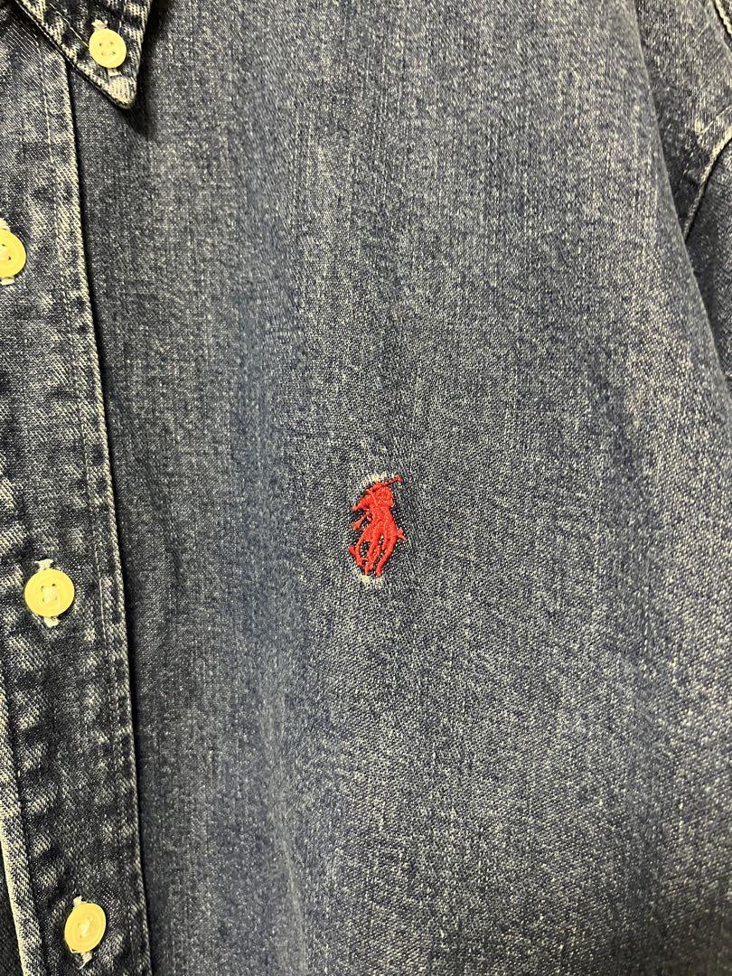 POLO ラルフローレンデニムシャツLサイズ