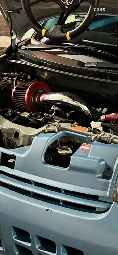 ダイハツエッセエアクリーナーとエアインテークパイプ