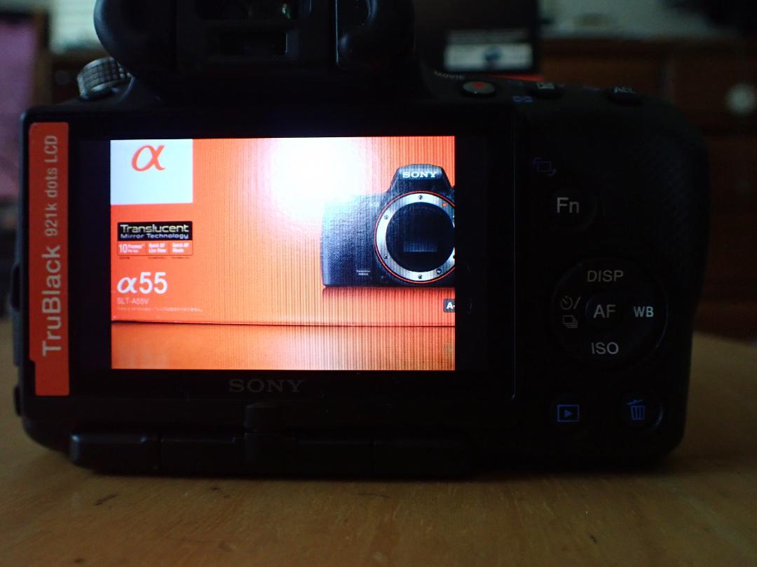 SONY　デジタルカメラ　SLT-A55V (α55) 、 レンズ3本セット