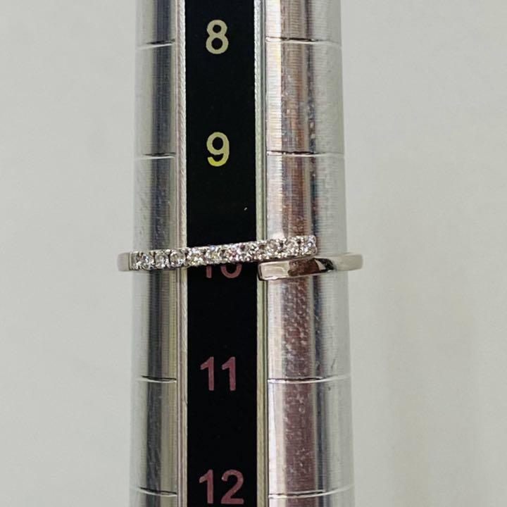 VENDOME 青山 リング K18WG ダイヤモンド